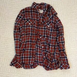 Current/Elliott Multicolor Plaid Shirt